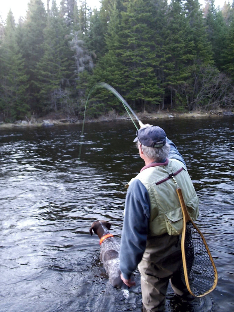 Greta loved to go fishing