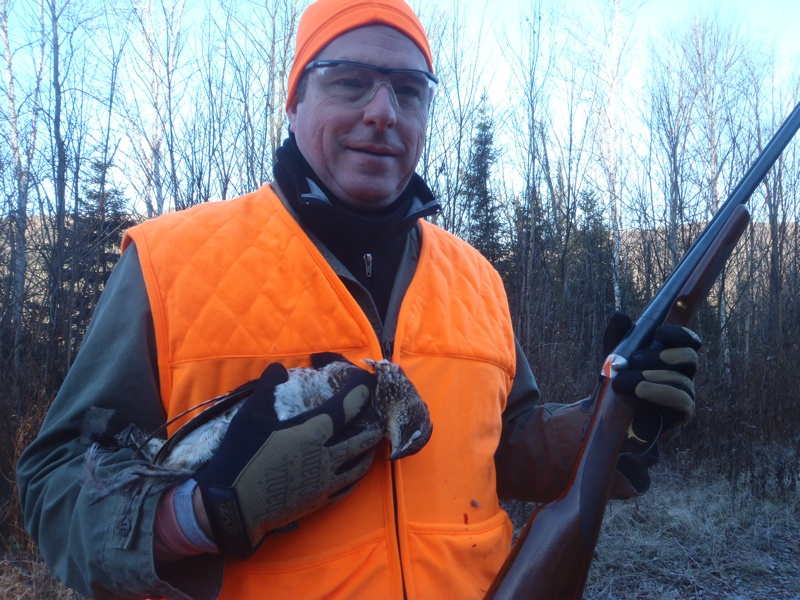 Jon with his NH ruffed grouse