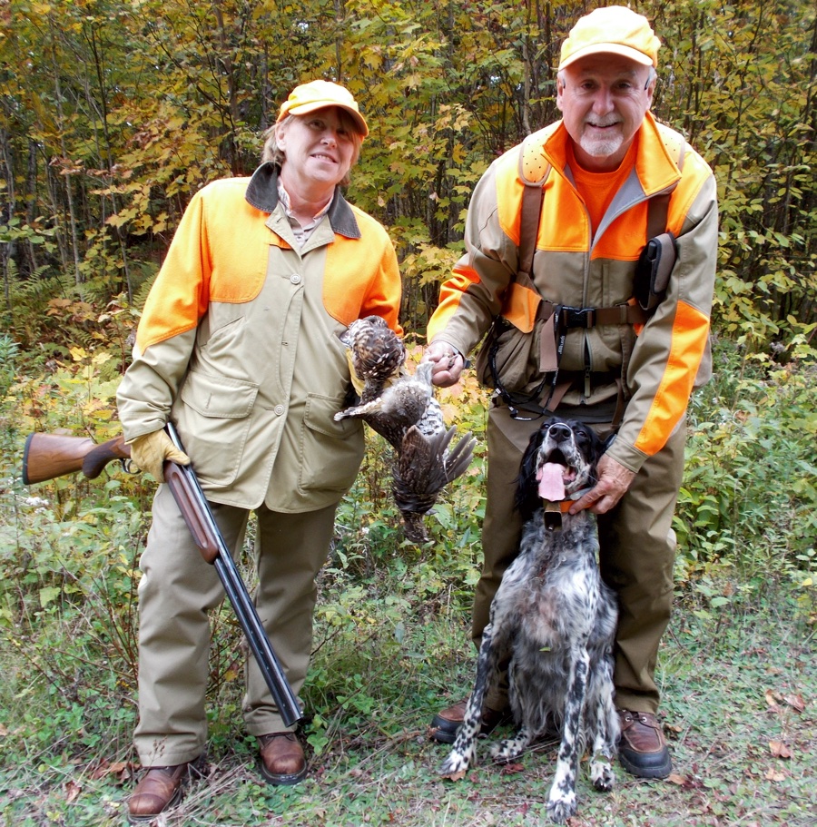 Ruffed grouse hunting on opening day in NH