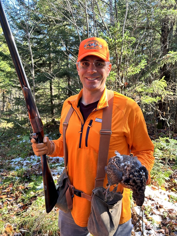 Ruffed grouse hunting in northern New Hampshire