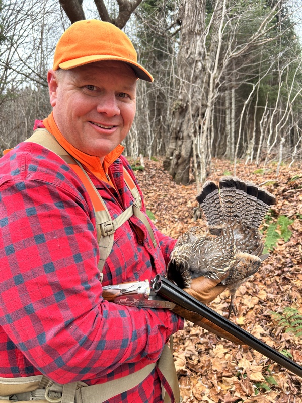 Ruffed grouse hunting in northern New Hampshire