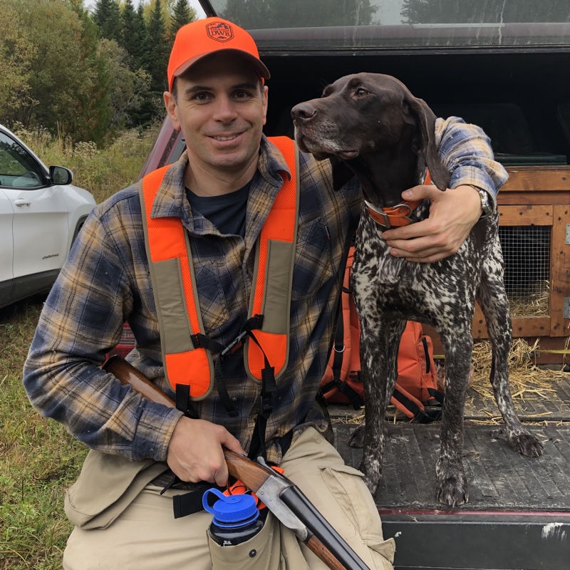 Grouse hunting with Frost Fire Guide Service