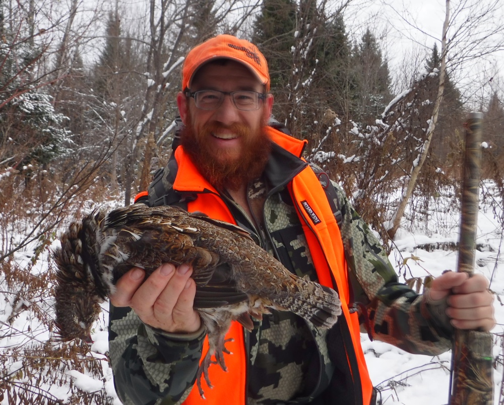 Grouse hunting in northern NH with Frost Fire Guide Service