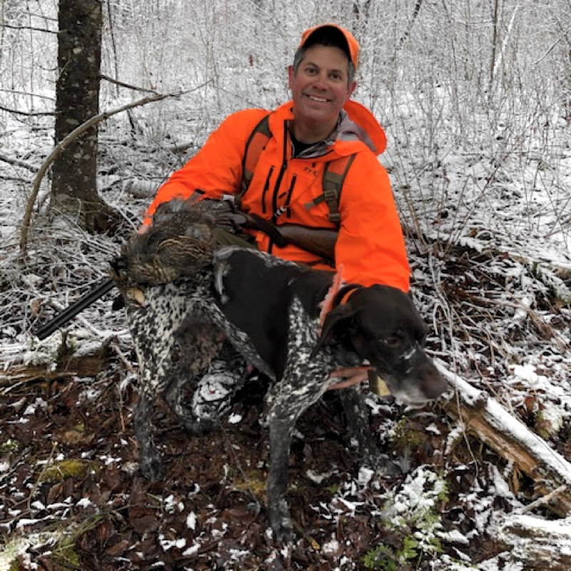Winter ruffed grouse hunting