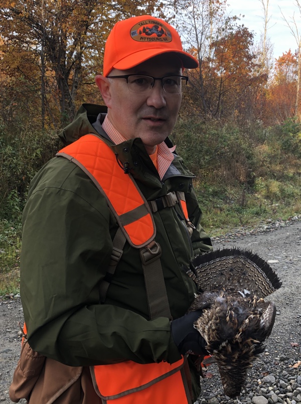 Ruffed grouse hunting with Frost Fire Guide Service