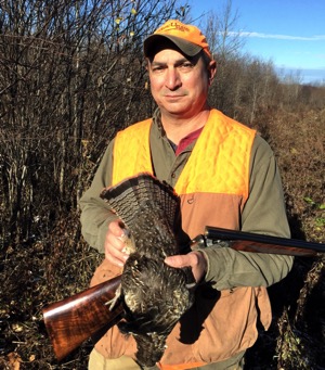 Lou Rotelli with a beautiful grouse